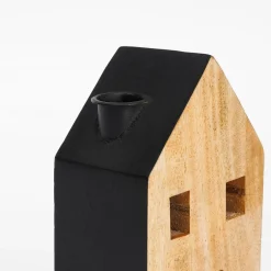 inny Świecznik drewniany DOMEK