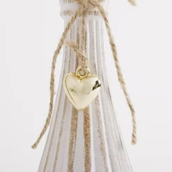 inny Świecznik na jedną świecę biały 34 cm