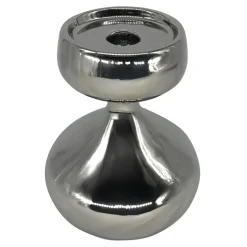 Świece, Świeczniki I Latarenki| Świecznik srebrny glamour 17 cm