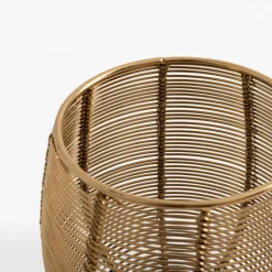 inny Świecznik złoty 12x12 cm