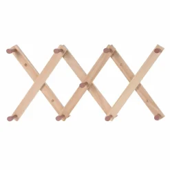 Wieszak drewniany do przedpokoju 12,5x31,5 cm MIX