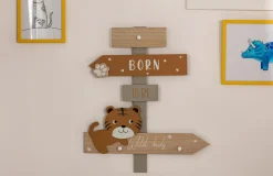 Wieszak drewniany TYGRYS 44,5x51,5 cm