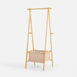 inny Wieszak drewniany z koszem PAG