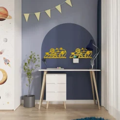 ADBOX Wieszak KOSMOS żółty KIDDON