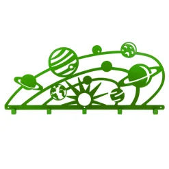 Wieszaki, Półki Tekstylne, Organizery|ADBOX Wieszak KOSMOS zielony KIDDON do szaf