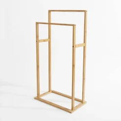 Akcesoria Łazienkowe|Akcesoria Łazienkowe|inny Wieszak na ręczniki podwójny bambusowy