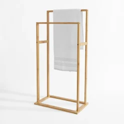 Akcesoria Łazienkowe|Akcesoria Łazienkowe|inny Wieszak na ręczniki podwójny bambusowy