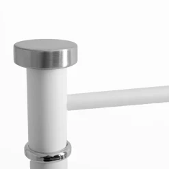 inny Wieszak na ręczniki stojący biały 90 cm