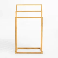 Akcesoria Łazienkowe|Akcesoria Łazienkowe| Wieszak na ręczniki stojący bambusowy