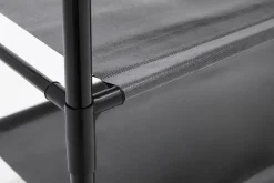 Wieszaki, Półki Tekstylne, Organizery| Wieszak na ubrania z półkami 60x26x155 cm