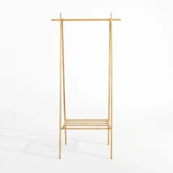 Wieszaki, Półki Tekstylne, Organizery|inny Wieszak z półką bambusowy 146 cm