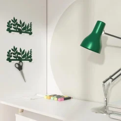 Dekoracje|Wieszaki, Półki Tekstylne, Organizery|ADBOX Wieszak zielony LIŚCIE KIDDON