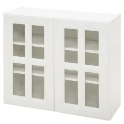 Szafki Kuchenne| Witryna BASIC PLUS BP/G80W biały mat