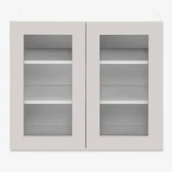 Szafki Kuchenne| Witryna BASIC PLUS BP/G80W cashmere