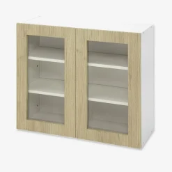 Szafki Kuchenne| Witryna BASIC PLUS BP/G80W sand barbera oak