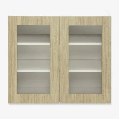 Szafki Kuchenne| Witryna BASIC PLUS BP/G80W sand barbera oak