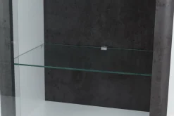 Witryny|FORTE Witryna CANNE NEW 1DS CQNV712LB z oświetleniem