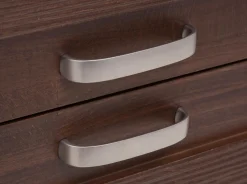 DiTrendi Witryna ciemny brąz czterodrzwiowa PARIS