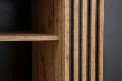 Witryny|DiTrendi Witryna do salonu z lamelami MALAGA