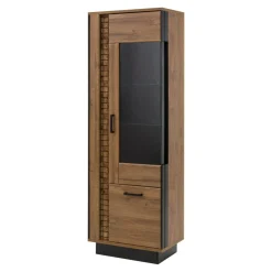 Furni Home Witryna DORIAN prawa DN7 2D z oświetleniem