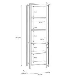 FORTE Witryna industrialna wąska HIGH ROCK
