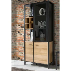 Witryny|FORTE Witryna industrialna z otwartymi półkami HIGH ROCK