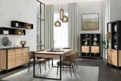 Witryny|FORTE Witryna industrialna z otwartymi półkami HIGH ROCK