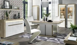 Witryny|Furni Home Witryna IRMA IM7 z oświetleniem