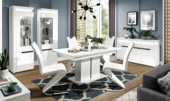 Witryny|Furni Home Witryna IRMA IM6 z oświetleniem