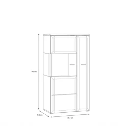 FORTE Witryna niska AKINORI