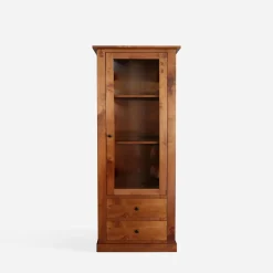 Witryny|inny Witryna niska z litego drewna PAOLA brzoza koniakowa