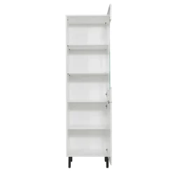 Witryna ryflowana biała WAVE