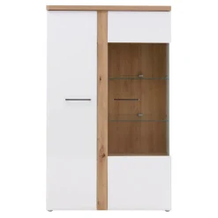 Witryny|FORTE Witryna TULUZA 1DS1D z oświetleniem