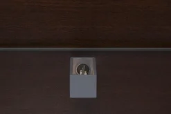 Witryny|DiTrendi Witryna wąska ciemny brąz PARIS