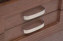 Witryny|DiTrendi Witryna wąska ciemny brąz PARIS