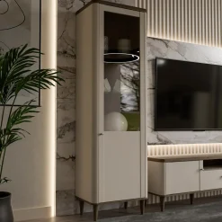 Witryny|FORTE Witryna wąska LACETTI 60,4 cm