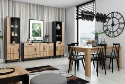 Witryny|Furni Home Witryna wąska S-LINE prawa