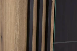 Furni Home Witryna wąska z lamelami NOEL prawa