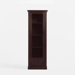 inny Witryna wąska z litego drewna PAOLA brzoza mahoń
