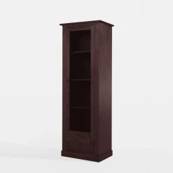 inny Witryna wąska z litego drewna PAOLA brzoza mahoń