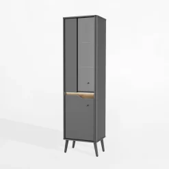 DiTrendi Witryna wąska z oświetleniem MODENA