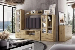 Esteti Witryna wąska z szufladami DOORSET