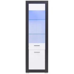 Witryny|Furni Home Witryna wysoka GRAY