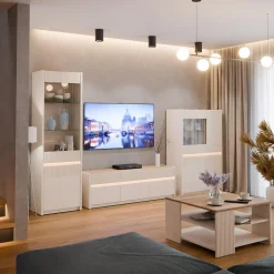 FORTE Witryna wysoka OAK SQUERE