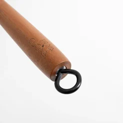 Wok żeliwny czarny FERRO 30 cm