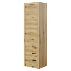 DiTrendi Wąska szafa z 2 szufladami DENVER