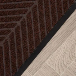 Wycieraczka brązowa jodełka 45x75 cm