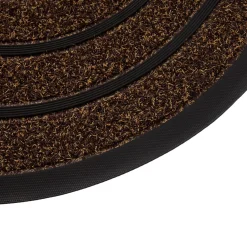 Wycieraczka półokrągła brązowa 40x60 cm