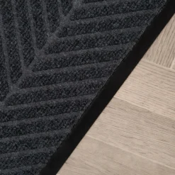 Wycieraczki| Wycieraczka szara jodełka 45x75 cm