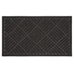 Wycieraczki| Wycieraczka szara jodełka w kwadracie 45x75 cm